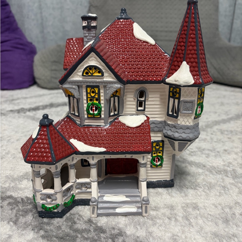 Department 56 Snow Village Queen Anne Victorian